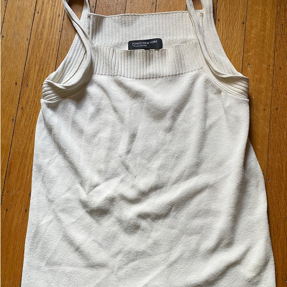 Free with purchase over $10 - Jones New York Women's Cream Tank Top